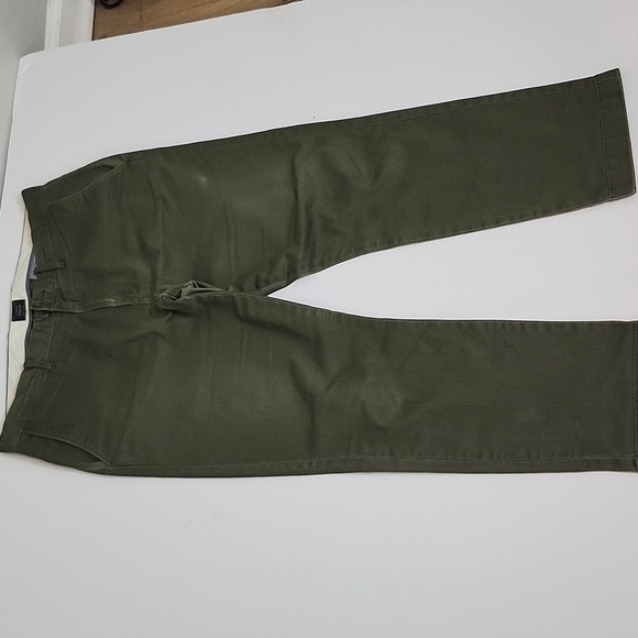 J. Crew Stretch Pants in Olive - Picture 3 of 9